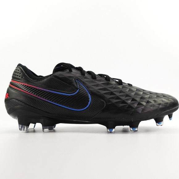 Nike Legend 8 Elite FG ACC Black Siren Red Soccer Cleats AT5293 090 Mens Size 8